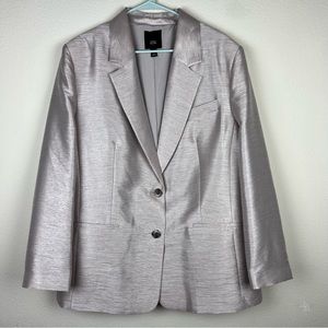 Elegant Silver Women's Blazer
